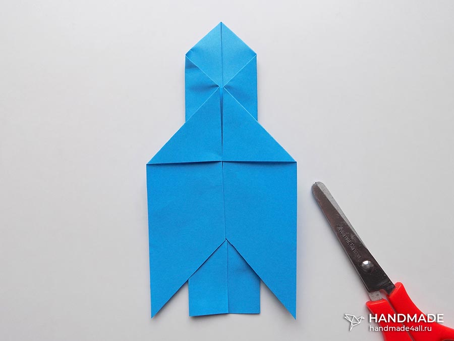 Модульное оригами ракета