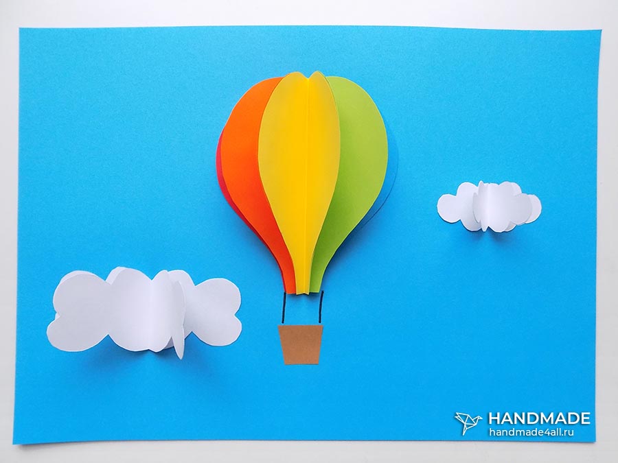 Детское творчество поделка - воздушный шар